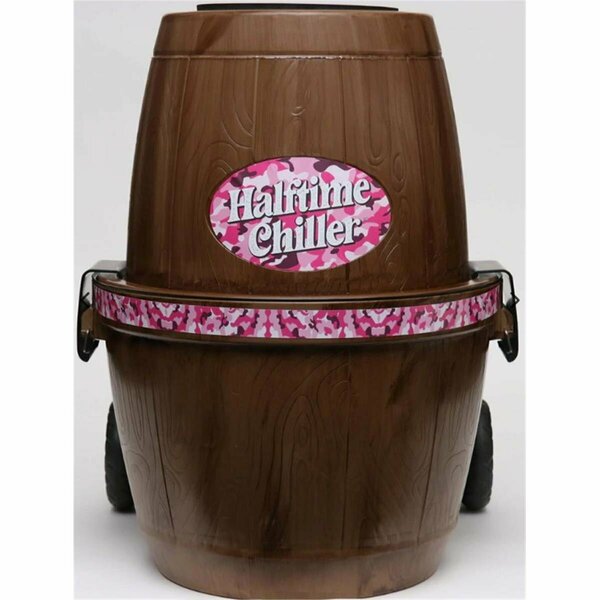 Whole-In-One Halftime Chiller Rolling Cooler; Hot Pink - Camo WH3674042